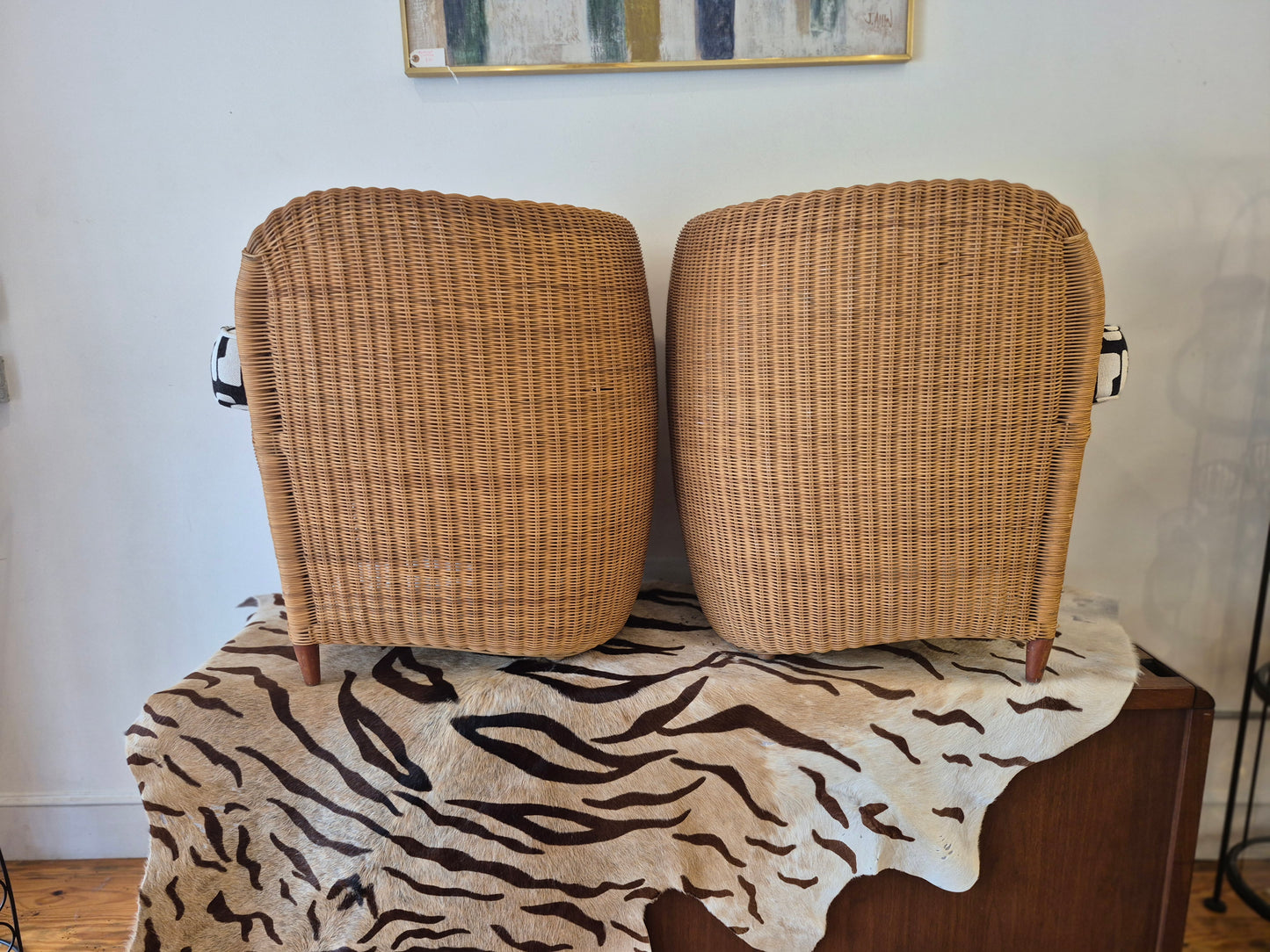 Rattan Club Chairs