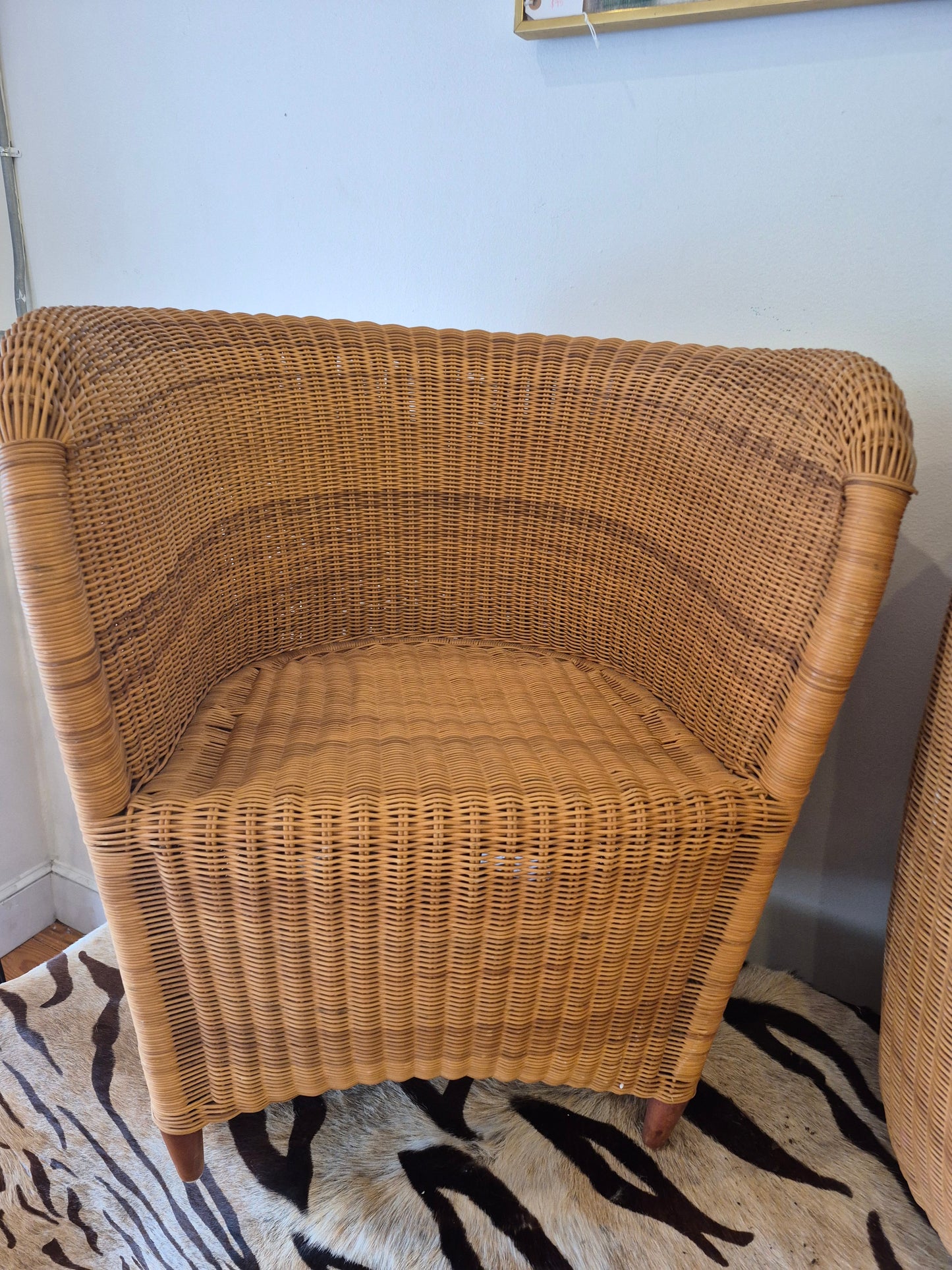 Rattan Club Chairs