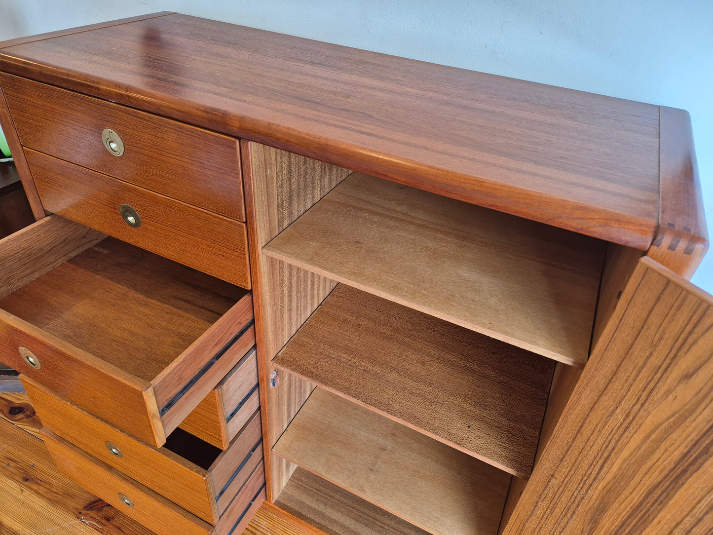 D-Scan Captain Line Danish Teak Gentleman's Chest  - SOLD